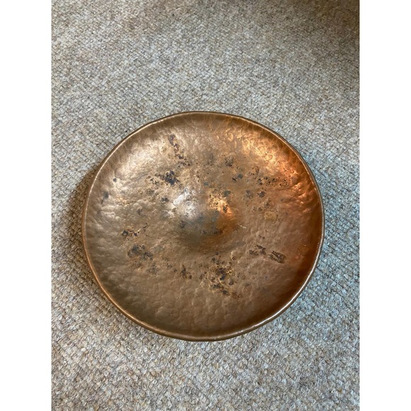 Solid Copper Vintage Antique Ashtray - Picture 1 of 2